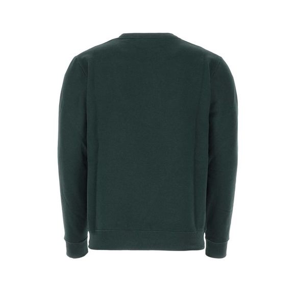 SAINT LAURENT Bottle Green Cotton Sweatshirt - Picture 2 of 2